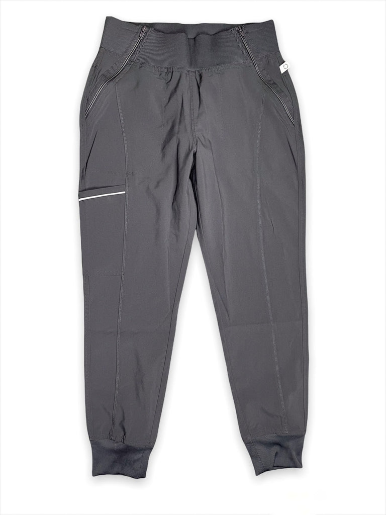 Men's Performance Scrub Jogger in shade charcoal front view