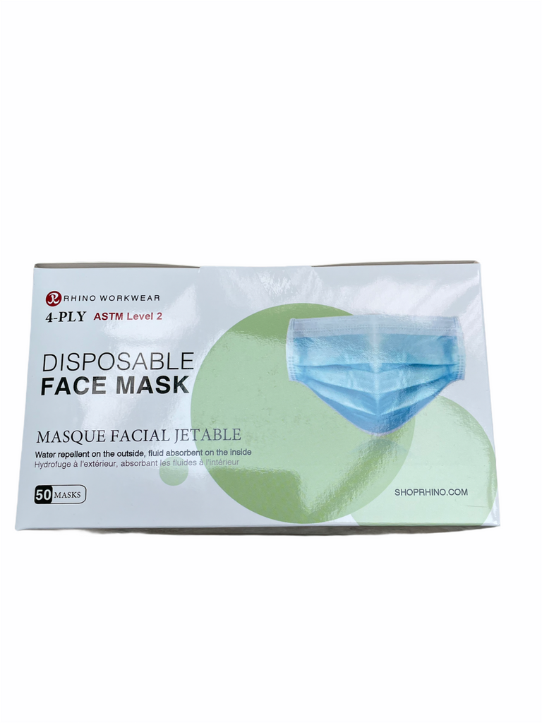 4-Ply ASTM Level 2 Disposable Mask packaging box