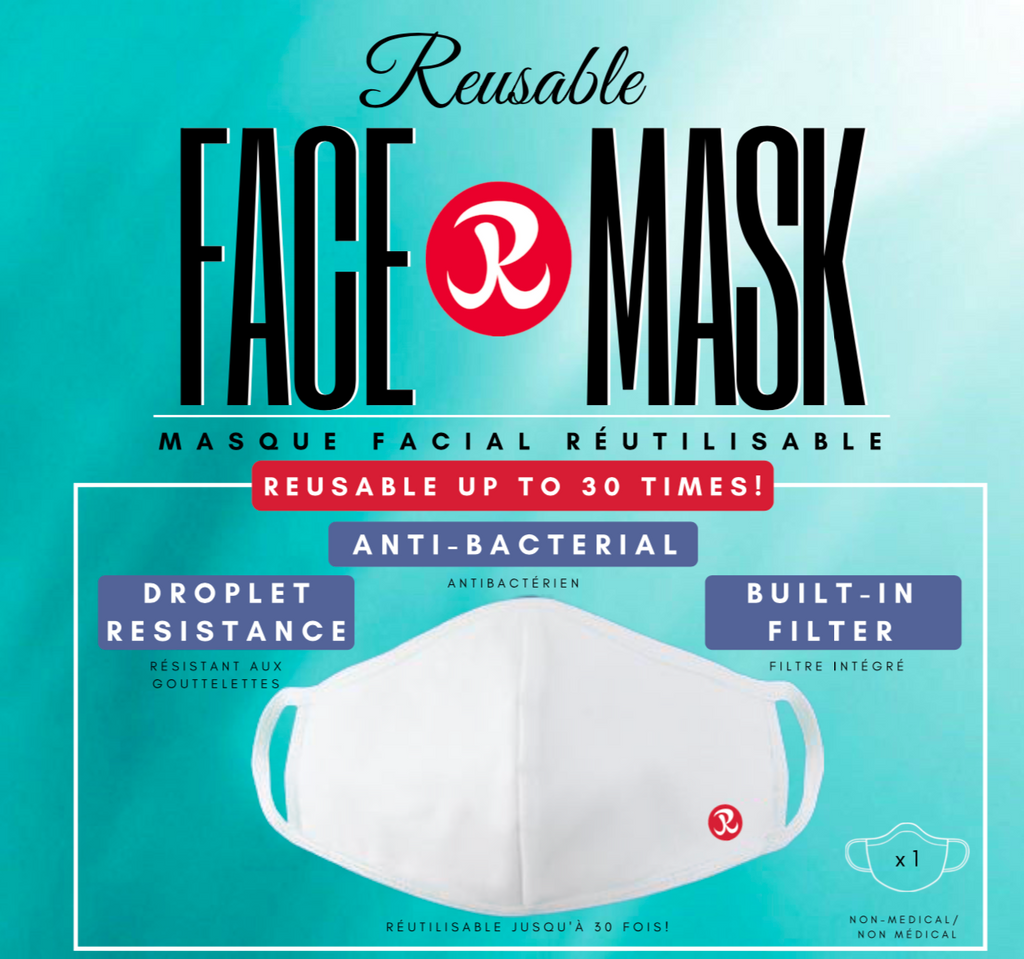 Reusable Cloth Mask With Built in Filter packaging