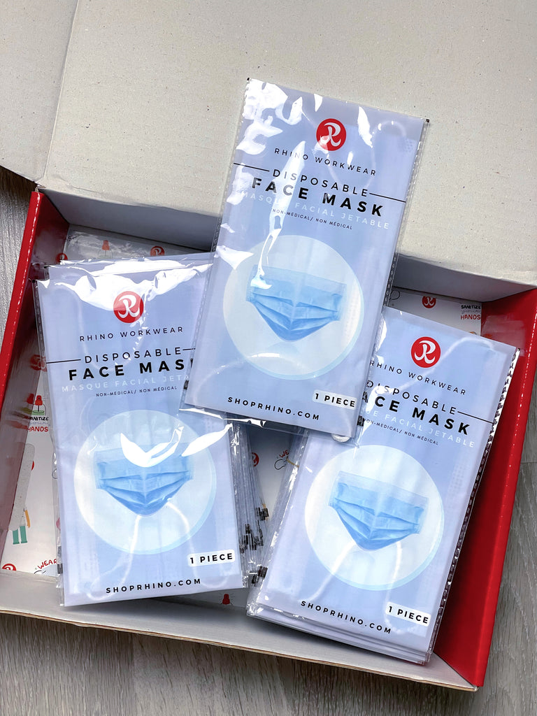 Value Pack: Individually Packaged Disposable Masks adult size
