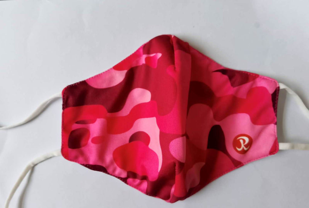 Reusable Adult Face Mask - Pink Camo design