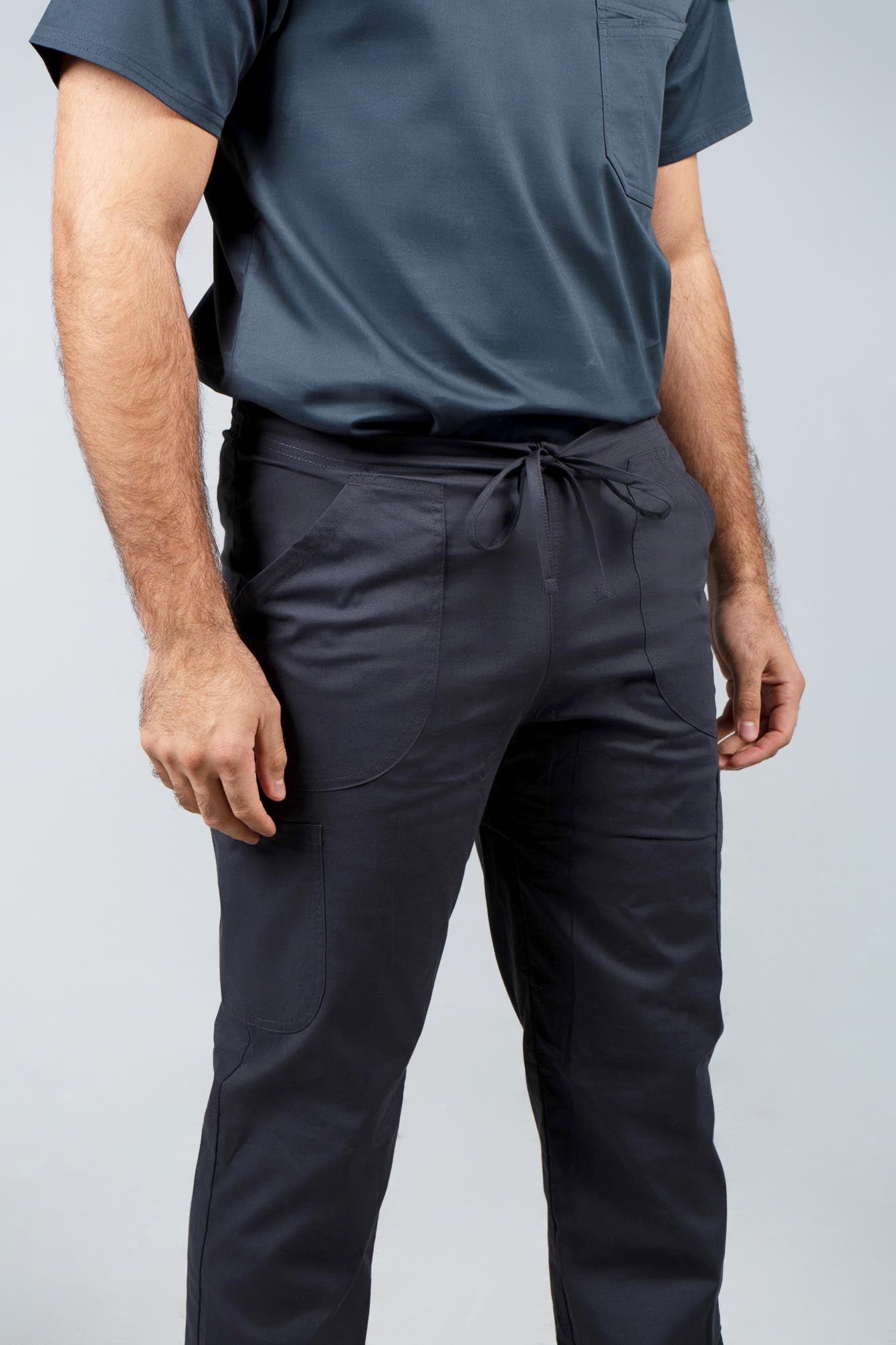 Men's 4-Pocket Scrub Pant - Black – Rhino Scrubs Official